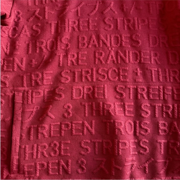 Adidas Maroon Hoodie with Edgy Embossed Design NWOT 🔥 - Picture 7 of 7